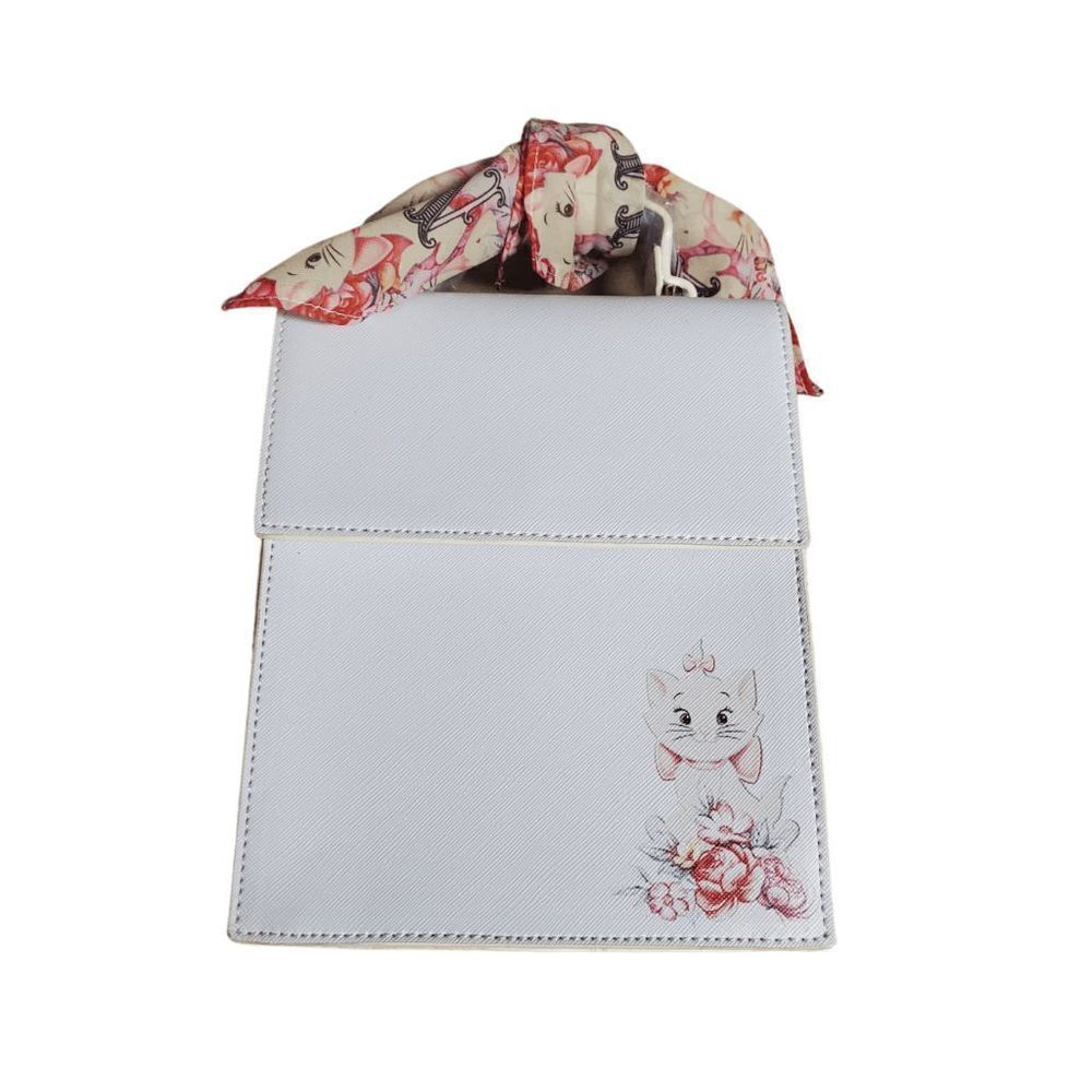 Loungefly Disney Marie Aristocats HEART LOGO crossbody NWT